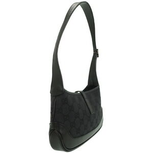 Gucci Jackie Shoulder Bag Semi Leather Black